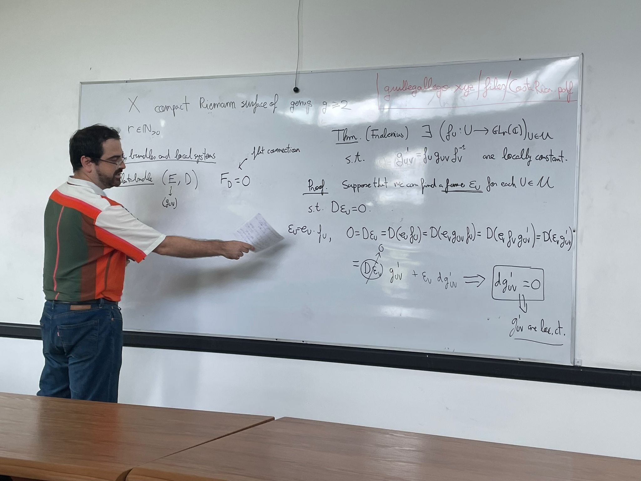 me explaining on a whiteboard